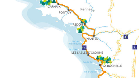 Descubriendo la Vélodyssée: Una aventura por la Costa Atlántica francesa.