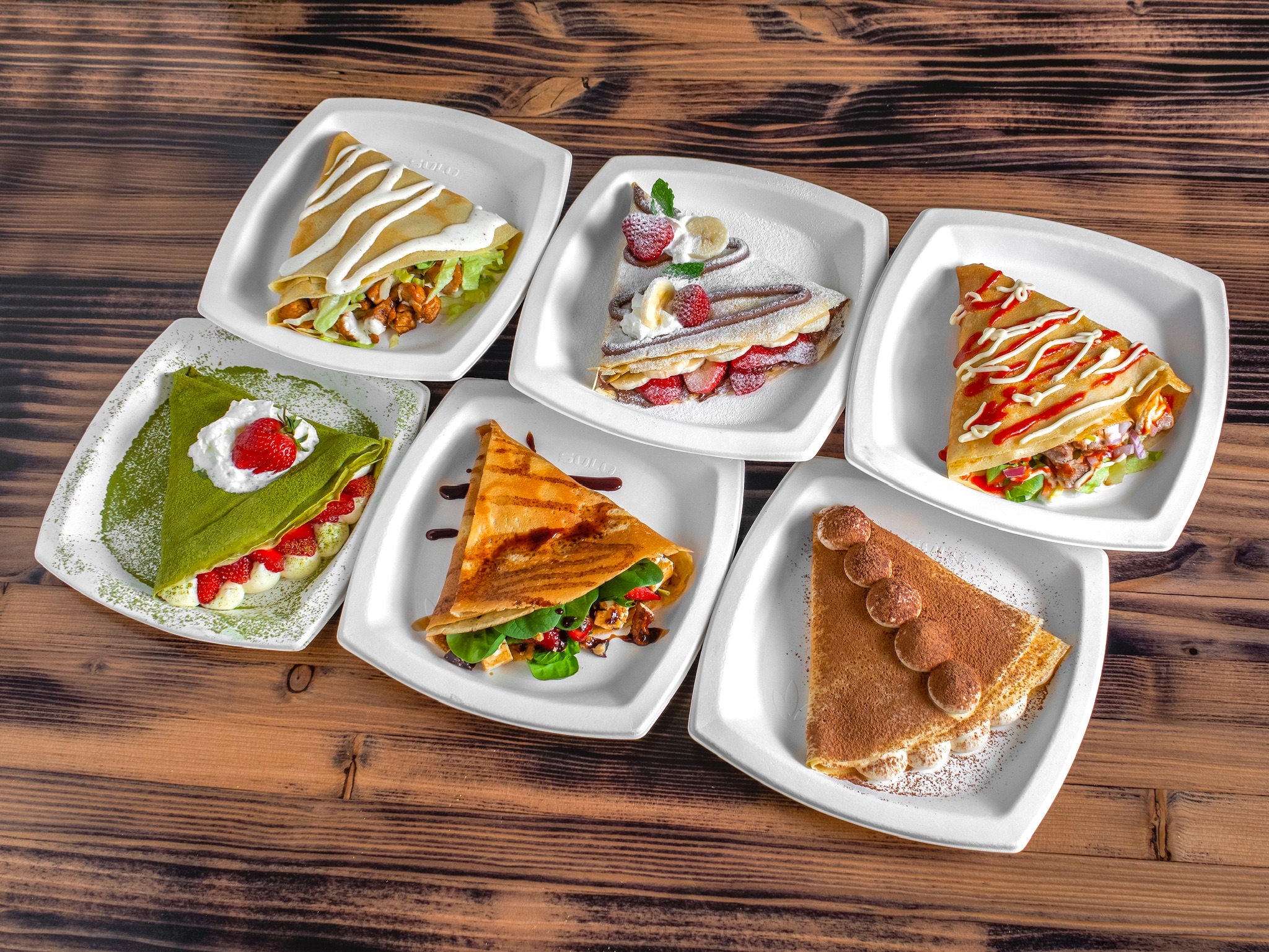 Assorted Crepes Home | G Taste Crepes