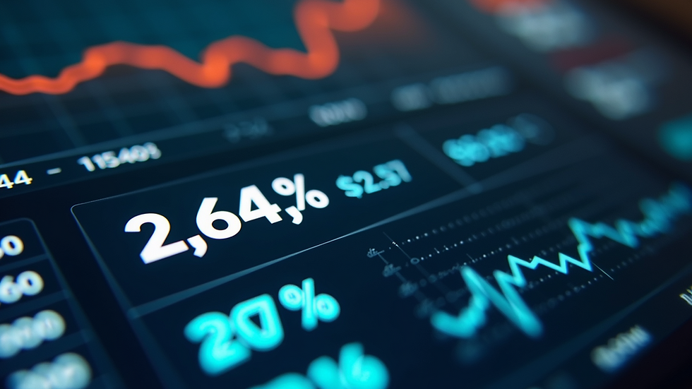 High angle view of a digital marketing dashboard showing message statistics