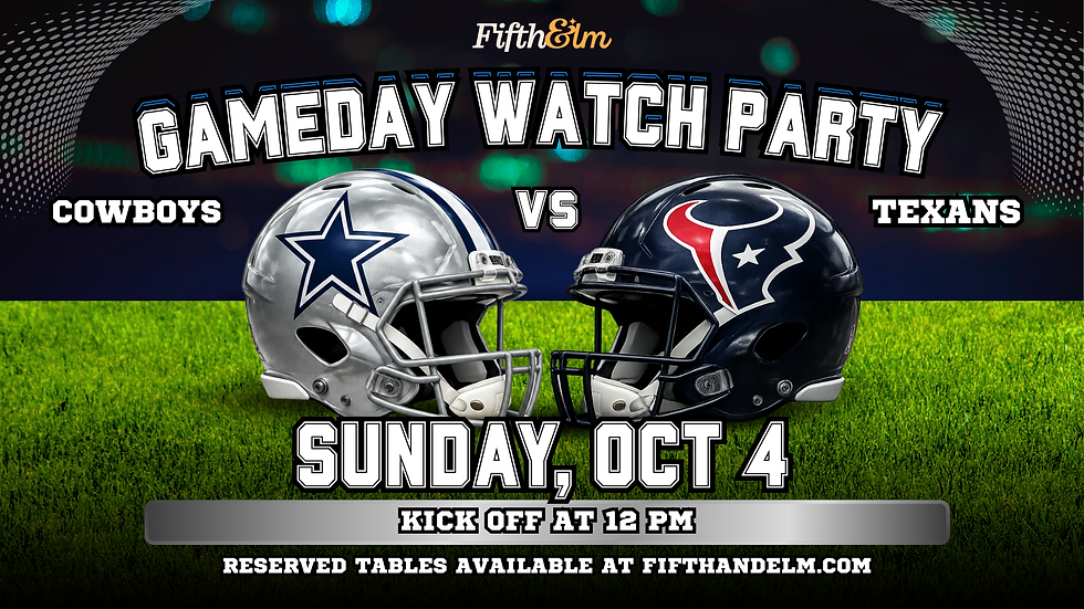 Gameday Watch Party: Cowboys vs. Texans