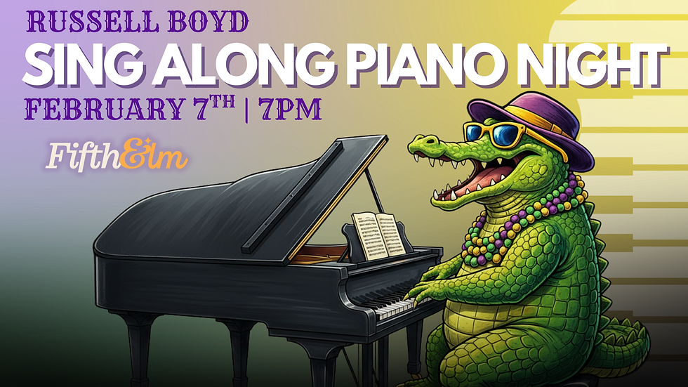 Sing-Along Piano Night ft. Russell Boyd