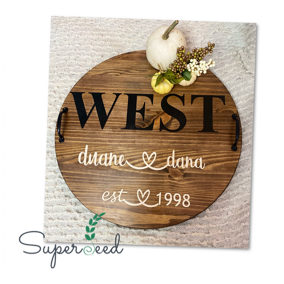 Thumbnail: Personalized Serving Tray