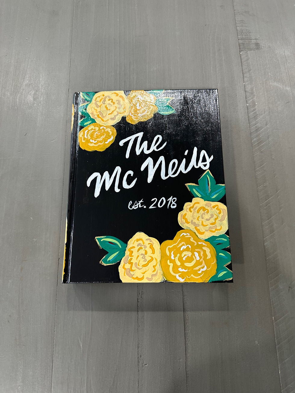 Thumbnail: Hand Painted Family Bible