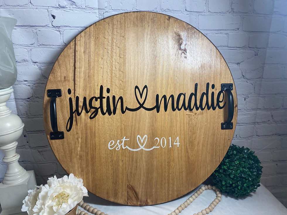 Thumbnail: Personalized Serving Tray