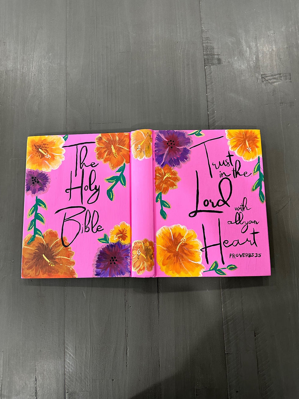 Thumbnail: Hand Painted Family Bible