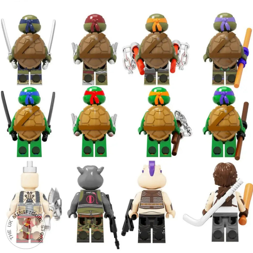Thumbnail: Teenage Mutant Ninja Turtles Set of 12 Minifigures - Style 3