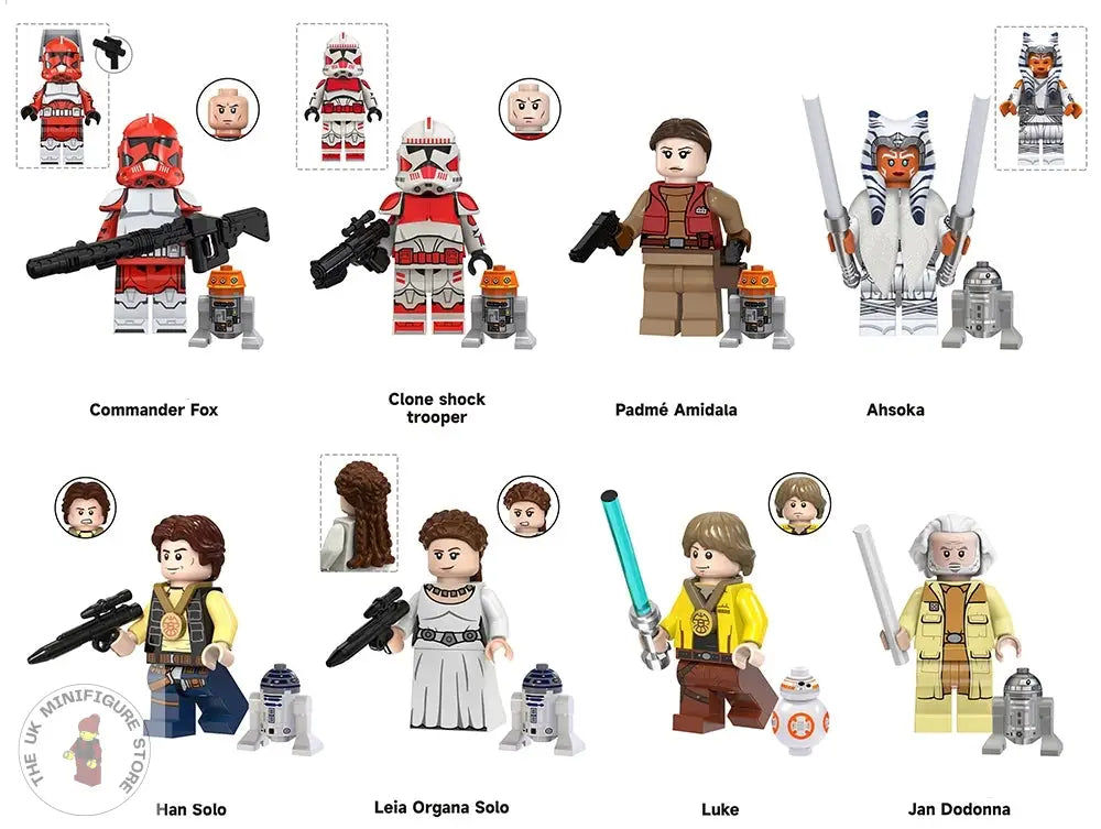 SW Set of 8 Minifigures - Style 22