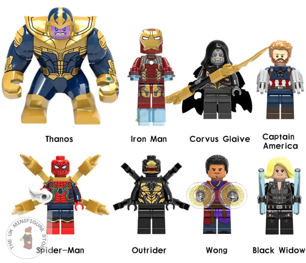 Avengers Set of 8 Minifigures - Style 4