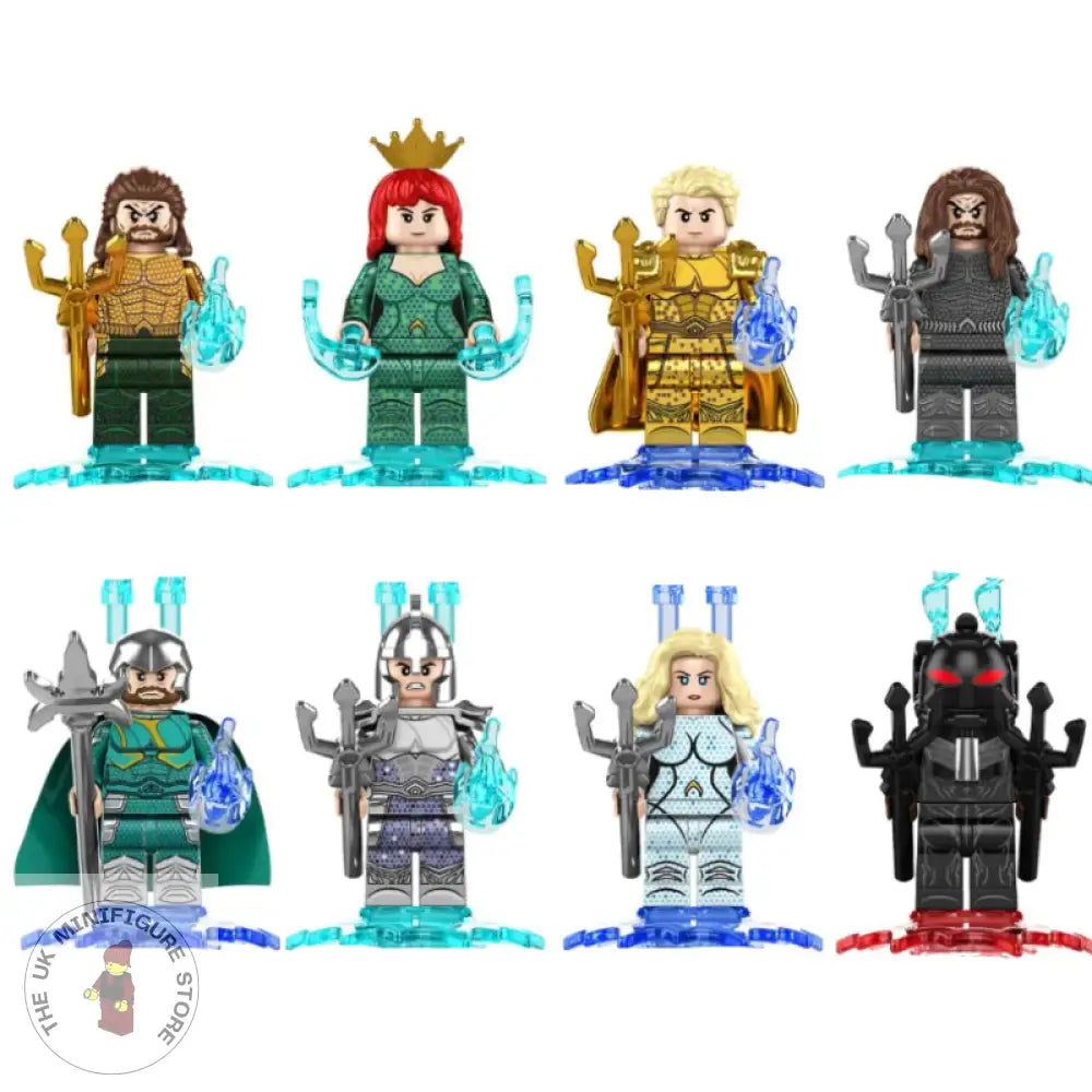 Aquaman Set of 8 Minifigures - Style 1