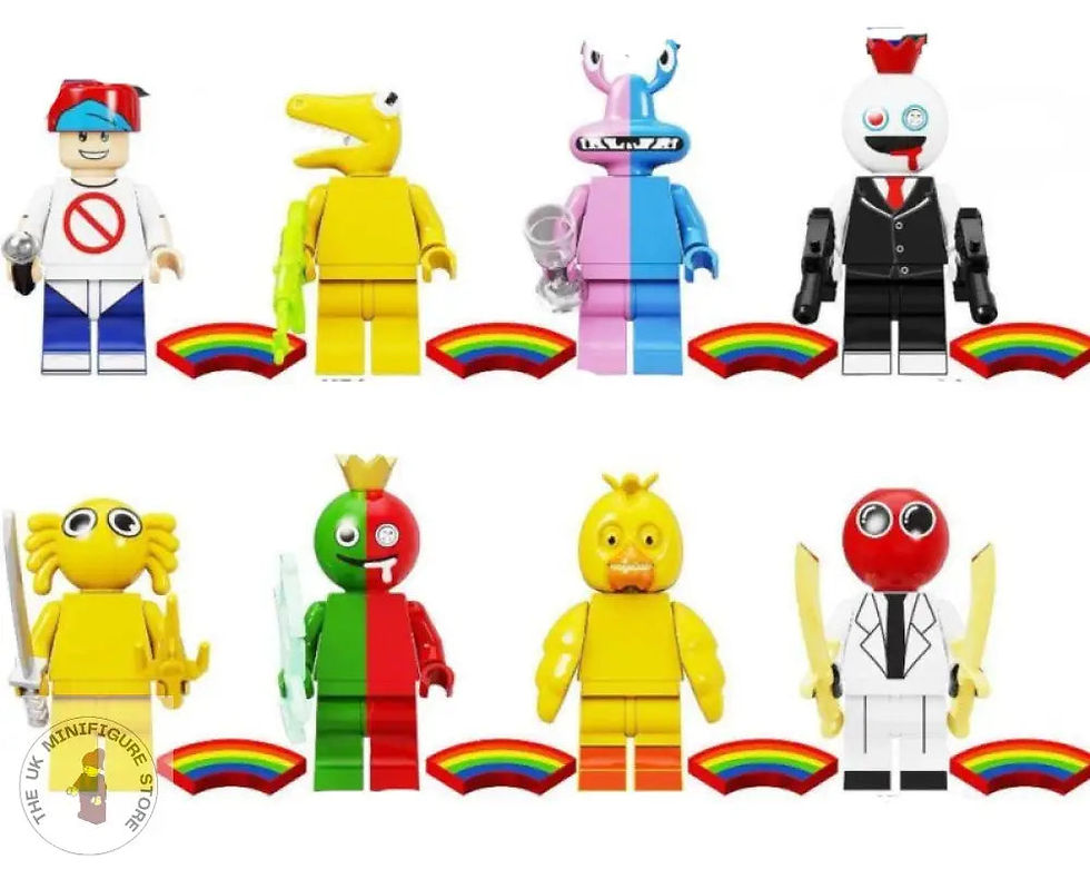 Rainbow Friends Set of 8 Minifigures - Style 2