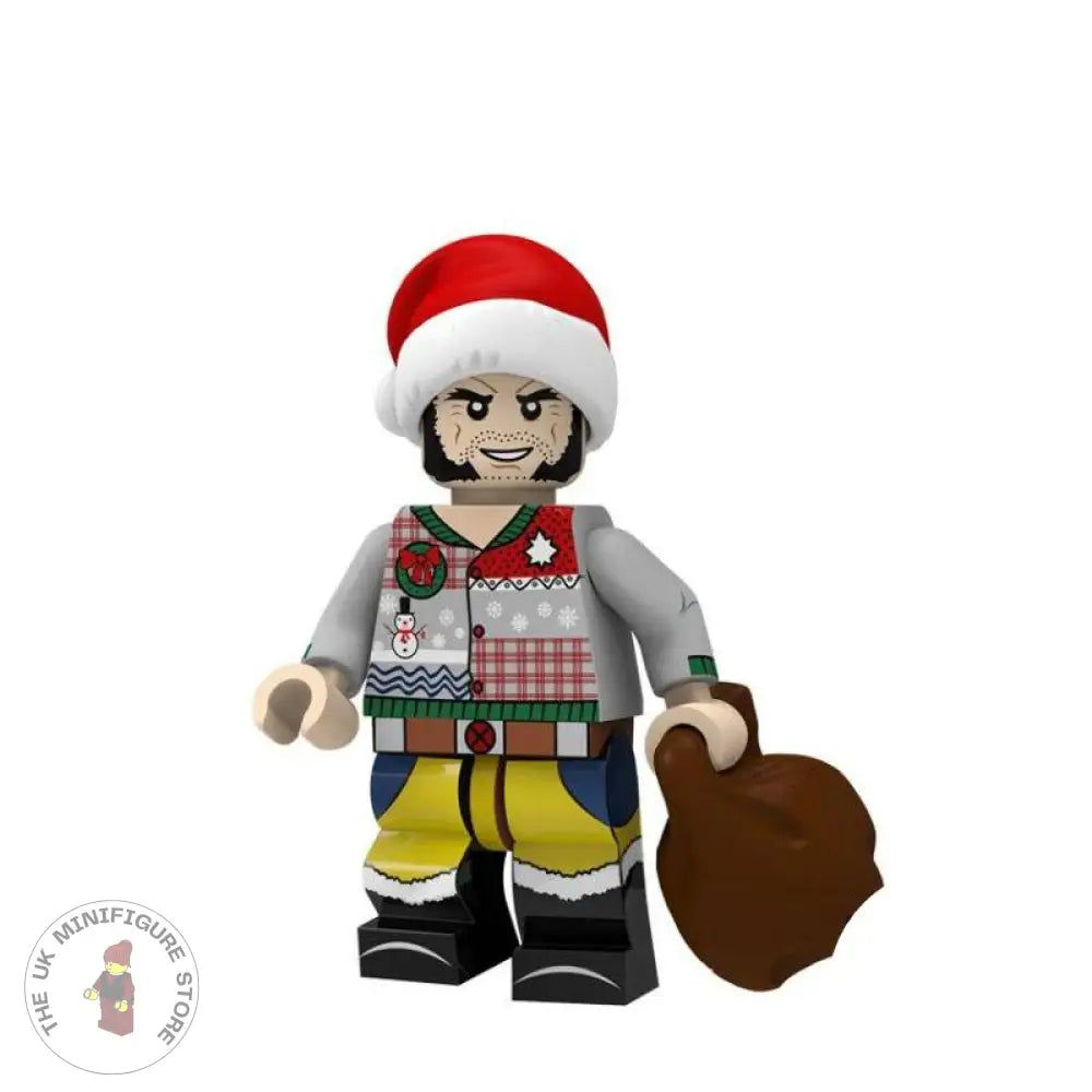 Christmas Minifigure - Figure 6 - Deadpool Santa Wolverine
