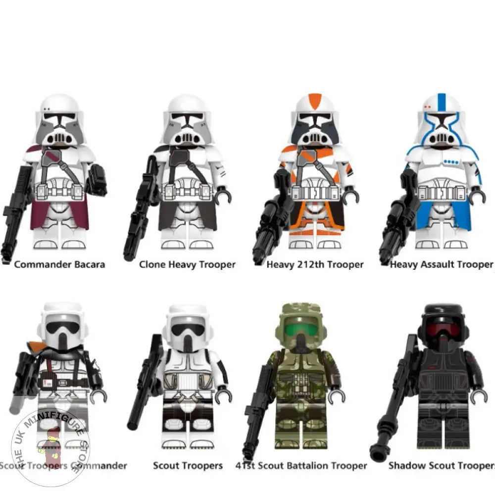 SW Set of 8 Minifigures - Style 25