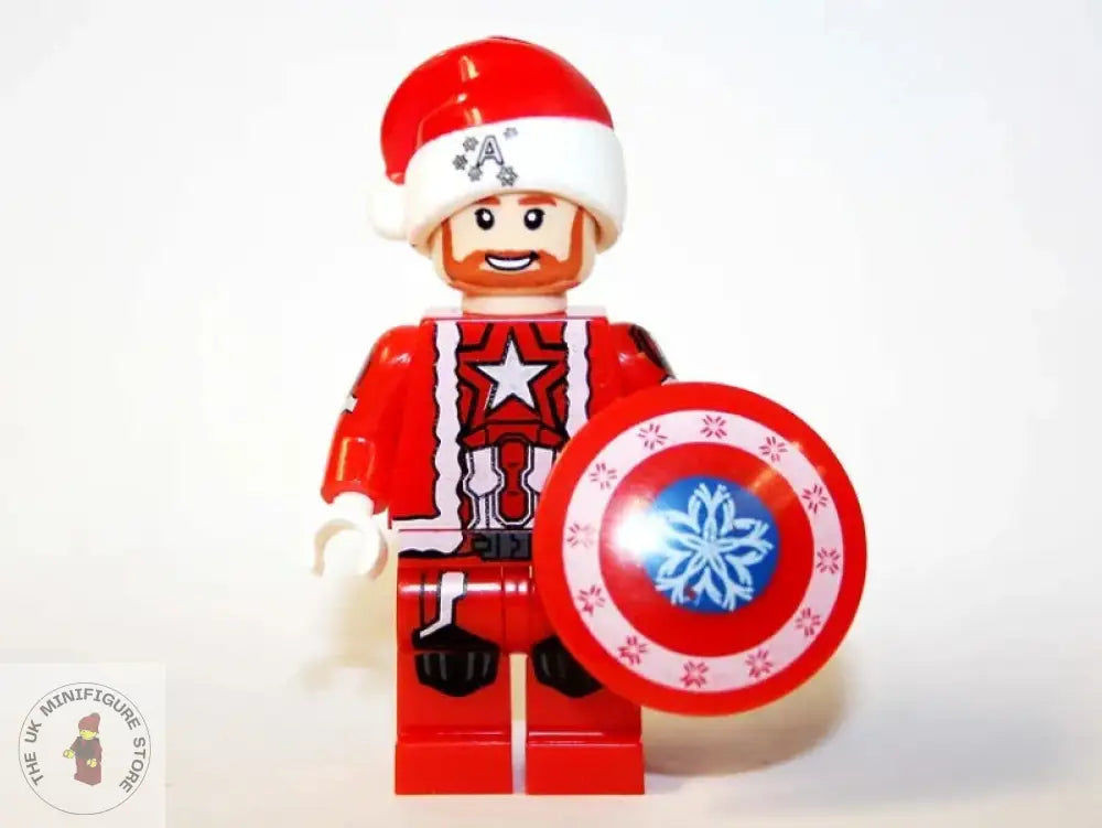 Christmas Minifigure - Figure 15 - Captain America Santa