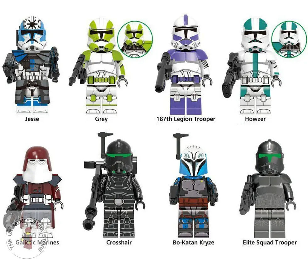 SW Set of 8 Minifigures - Style 32