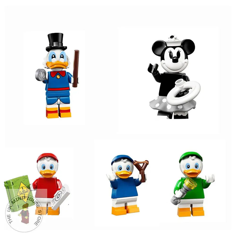 Mickey Mouse Set of 5 Minifigures - Style 1