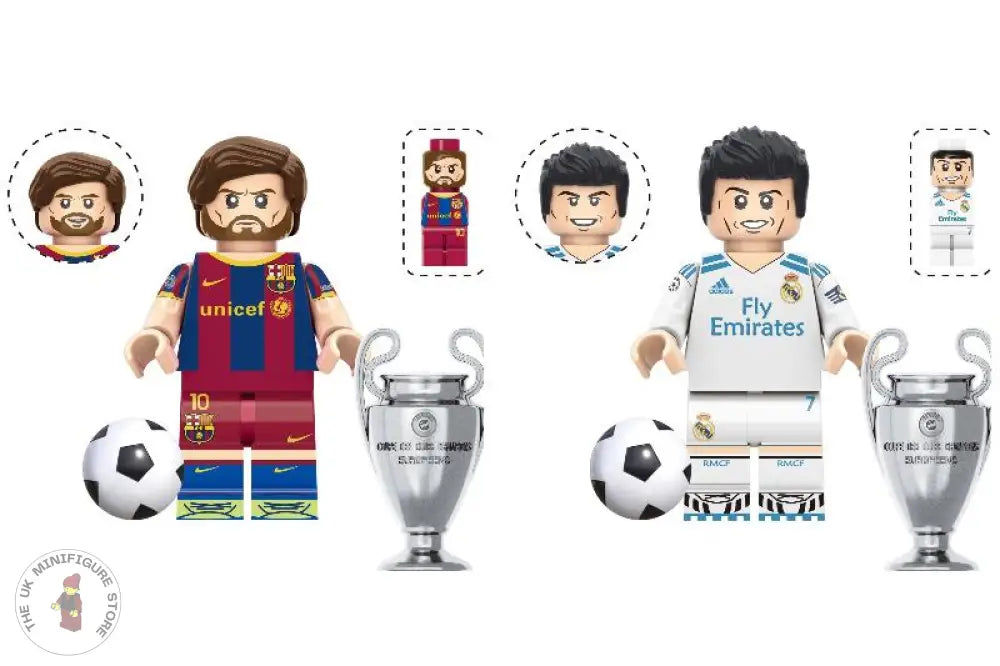 Football Minifigure Bundle - Bundle 1  - Ronaldo and Messi