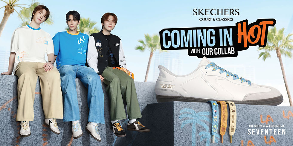 SKECHERS I SEVENTEEN’s DK, SEUNGKWAN, and DINO Apparel Collection