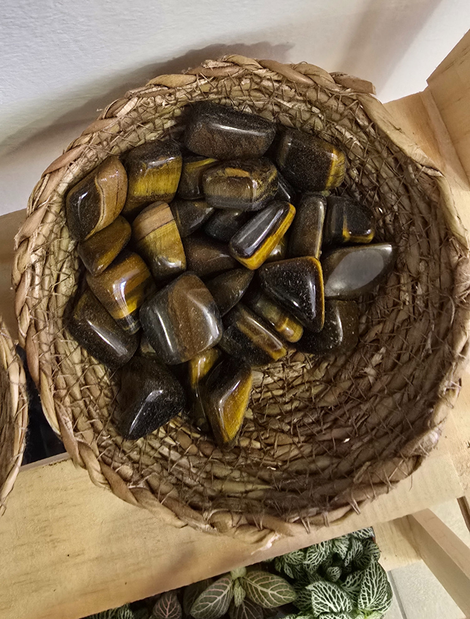 Canto Rodado de Ojo de Tigre – Tamaño Pequeño (al peso)