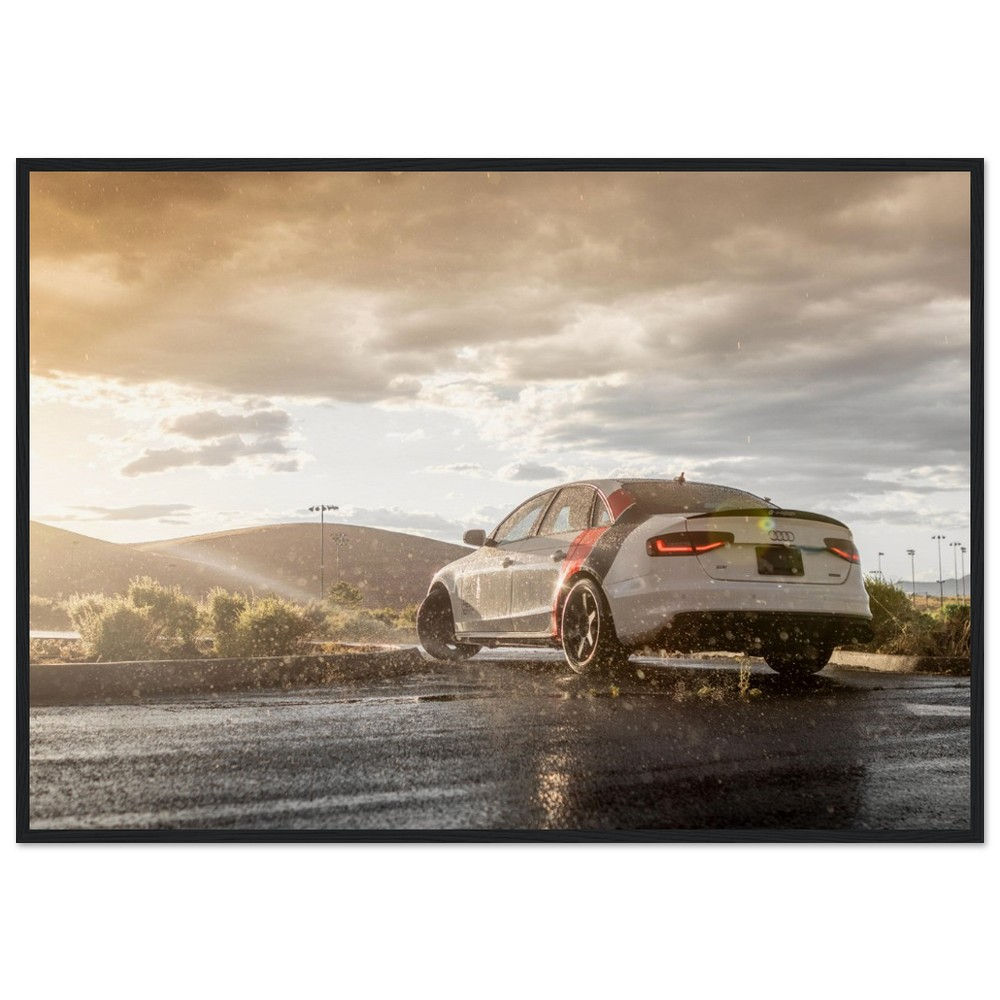 Four Rings Storm Museum Wooden Framed Poster