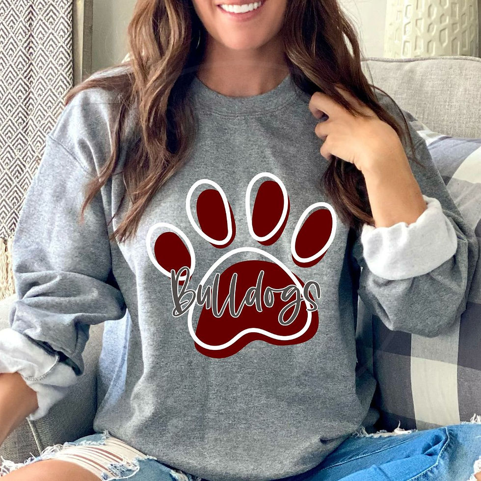 Paw Print Mascot Sweatshirt