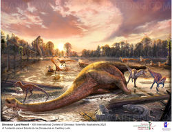 "Dinosaur Land" prize XIII International Contest of Dinosaur Scientific Illustrations 2021