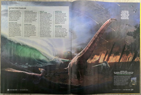 Illustrations for National Geographic Kids magazine