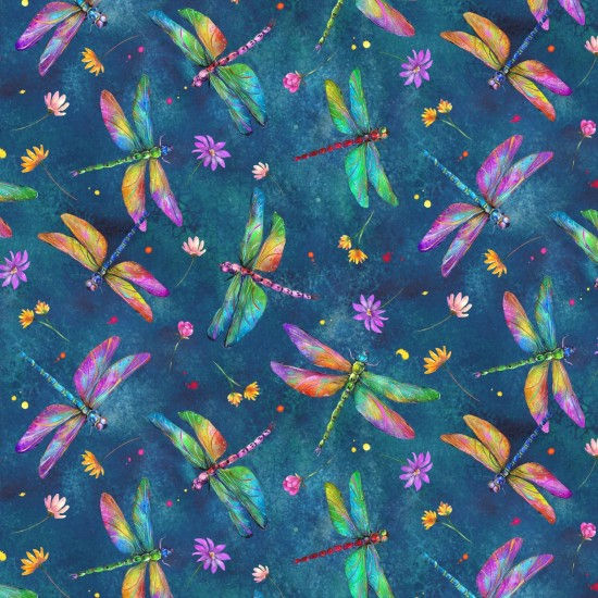 Dragonflies 102 Navy