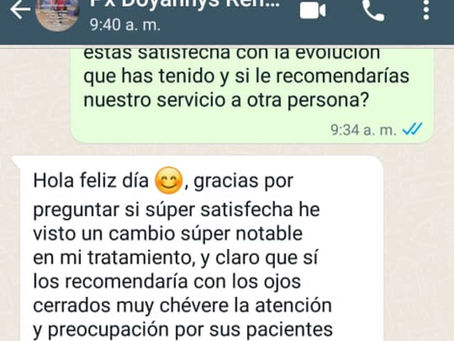 Como se sienten con el tratamiento de ortodoncia