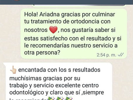 Ellos finalizaron su Ortodoncia