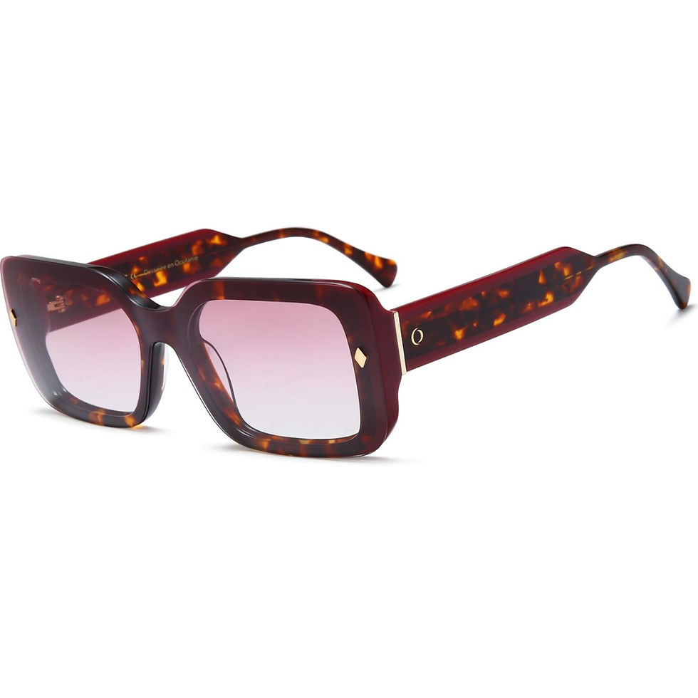 Miniature : Lunettes de lecture avec clip solaire polarisé, rectangulaire plastique OCP631