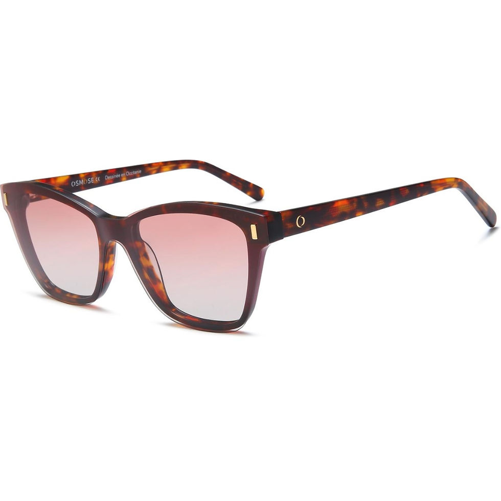Miniature : Lunettes de lecture avec clip solaire polarisé, papillon plastique OCP613