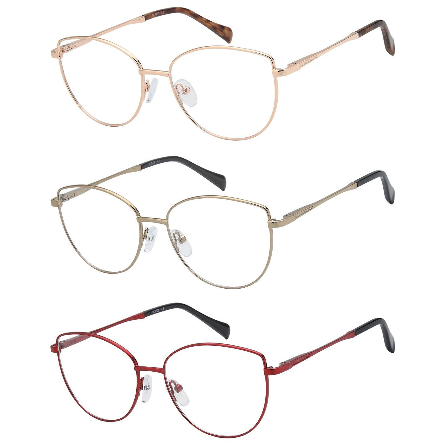 Lunettes de lecture papillon métal P303