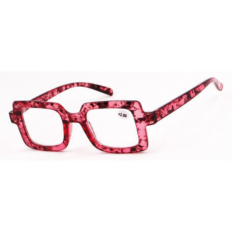 Miniature : Lunettes de lecture carré écaille colorée A14