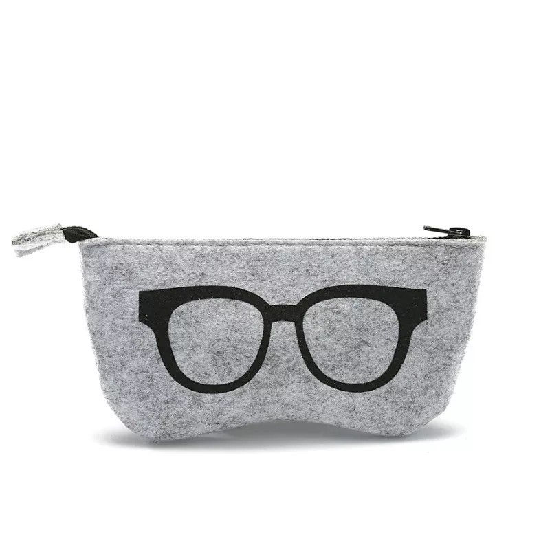 Miniature : Étui à lunettes BERLIN, Pochette feutrée à fermeture éclair D22