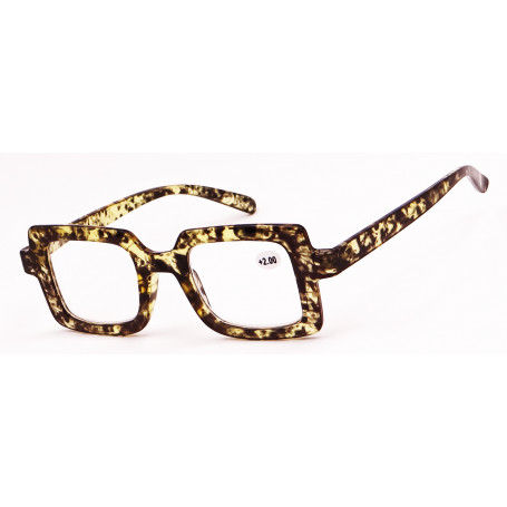 Miniature : Lunettes de lecture carré écaille colorée A14