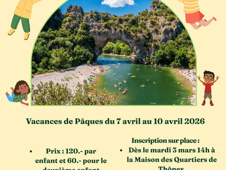 Camp Pâques en Ardéche