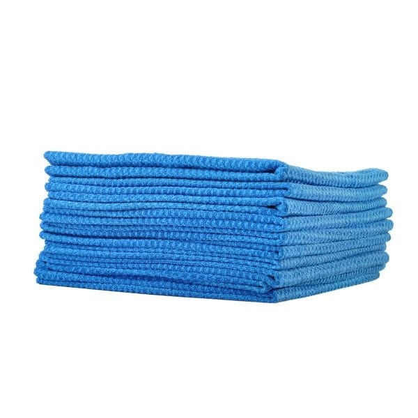 Thumbnail: Touch N Glow Product: Waffle weave Microfibre Cloth Blue