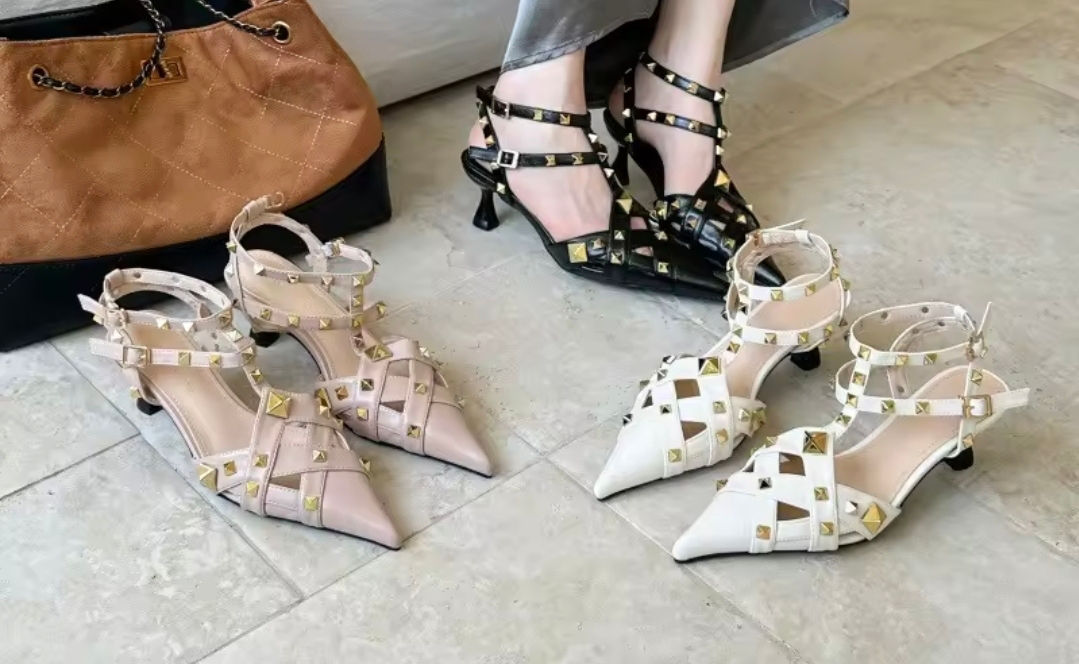 Pointed toe Heels sandals shoes