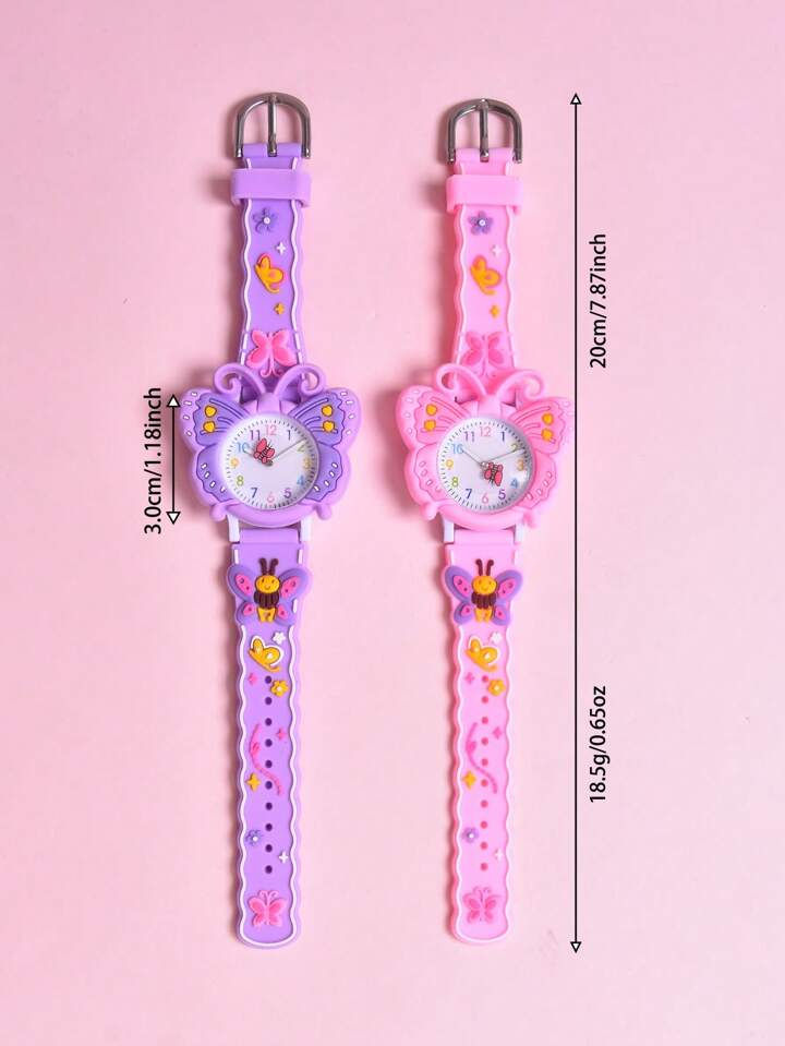 Thumbnail: 3D Butterfly Soft Silicone Watch