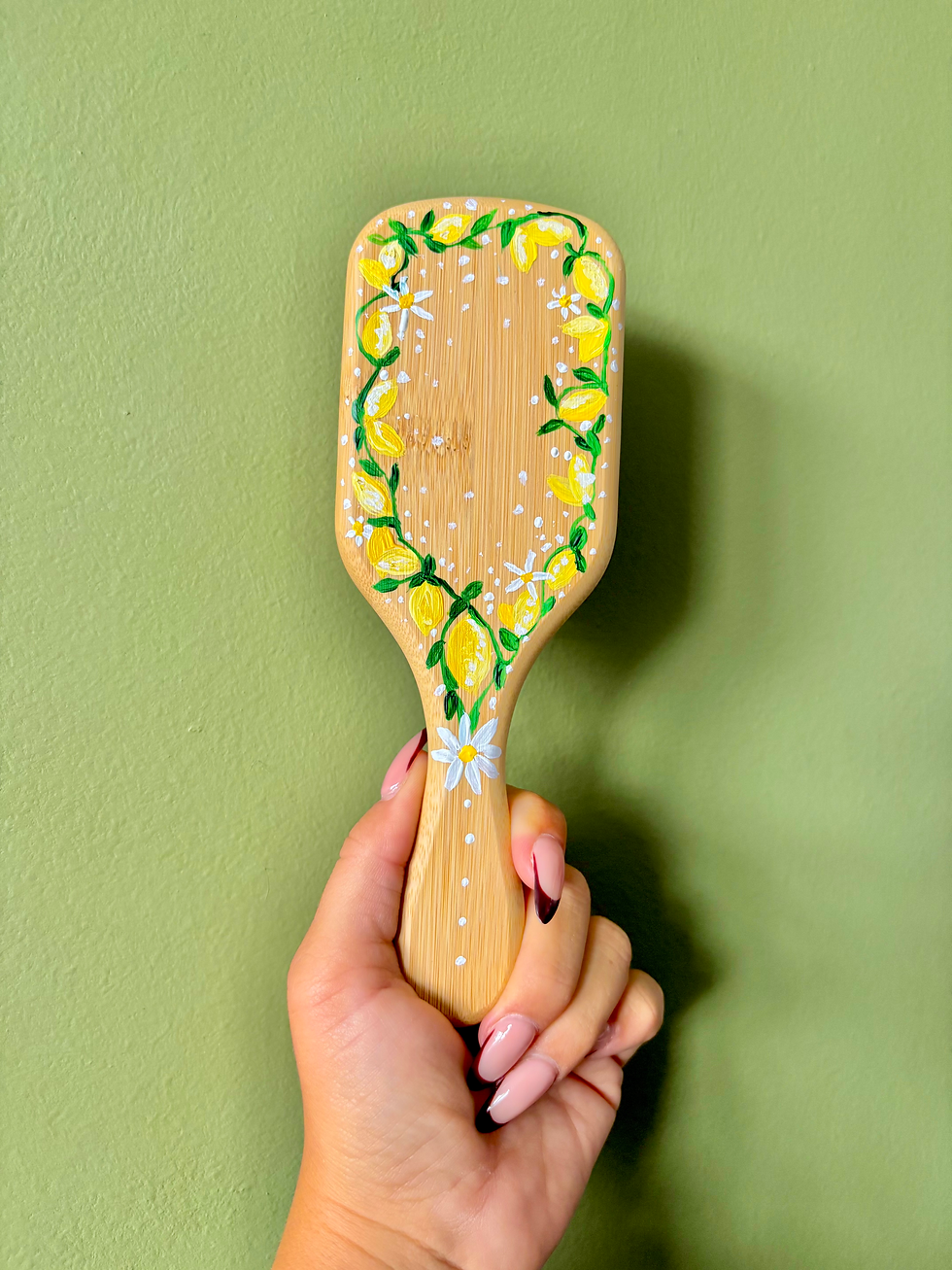 Hair Brush Painting - The Studio