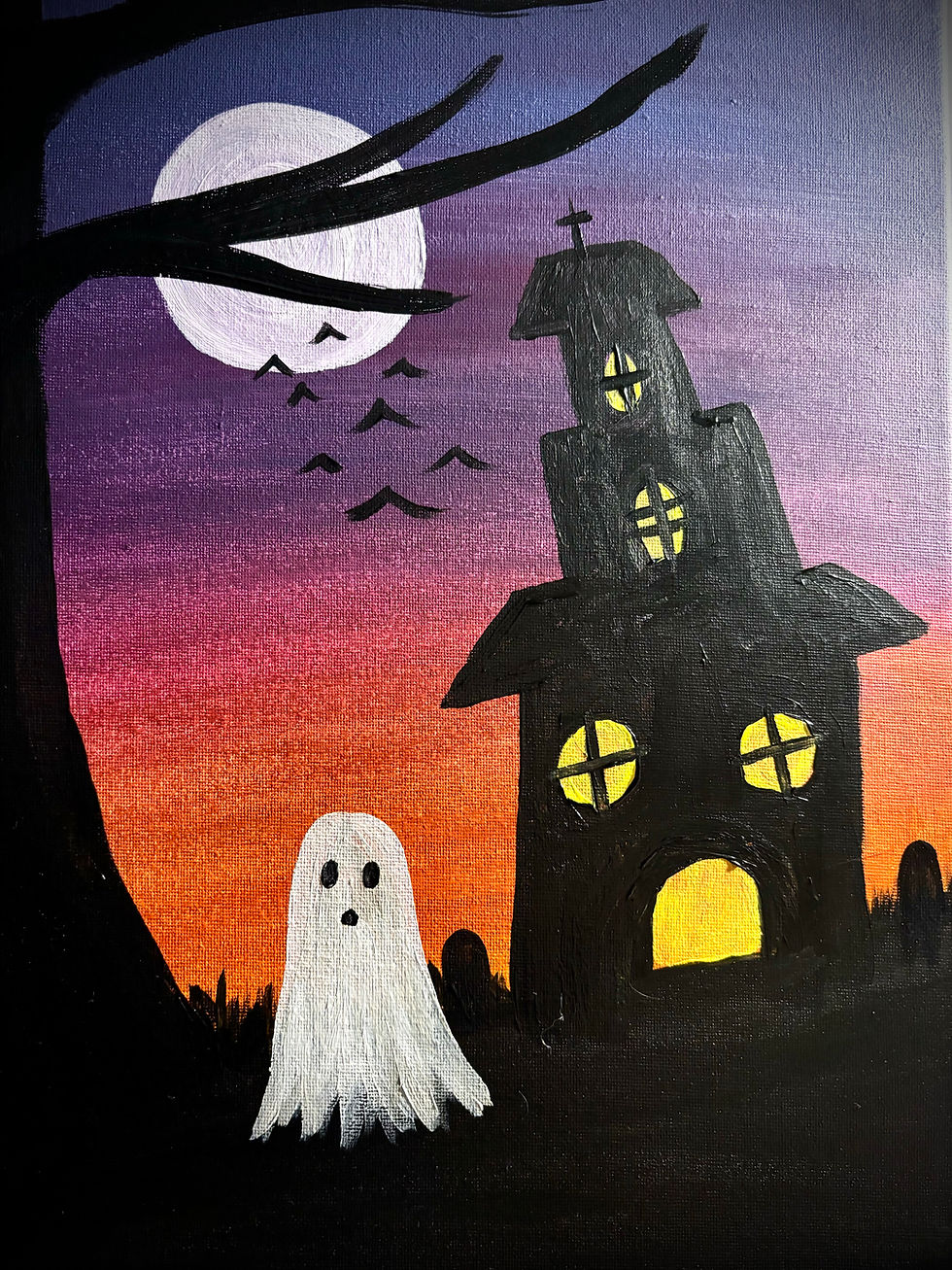 Halloween Family Paint & Sip - Caldo Lounge 