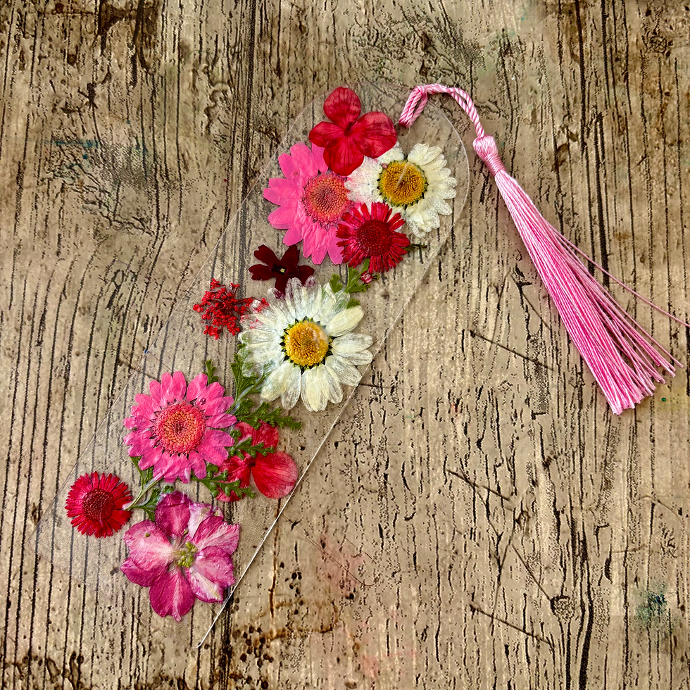 Pressed Flower Bookmarks - The Studio