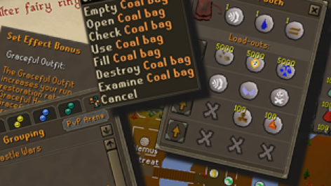 Oldschool runescape interface