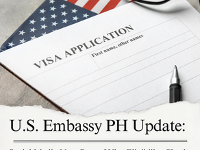 U.S. Embassy Update: Social Media Now Part of Visa Eligibility Check
