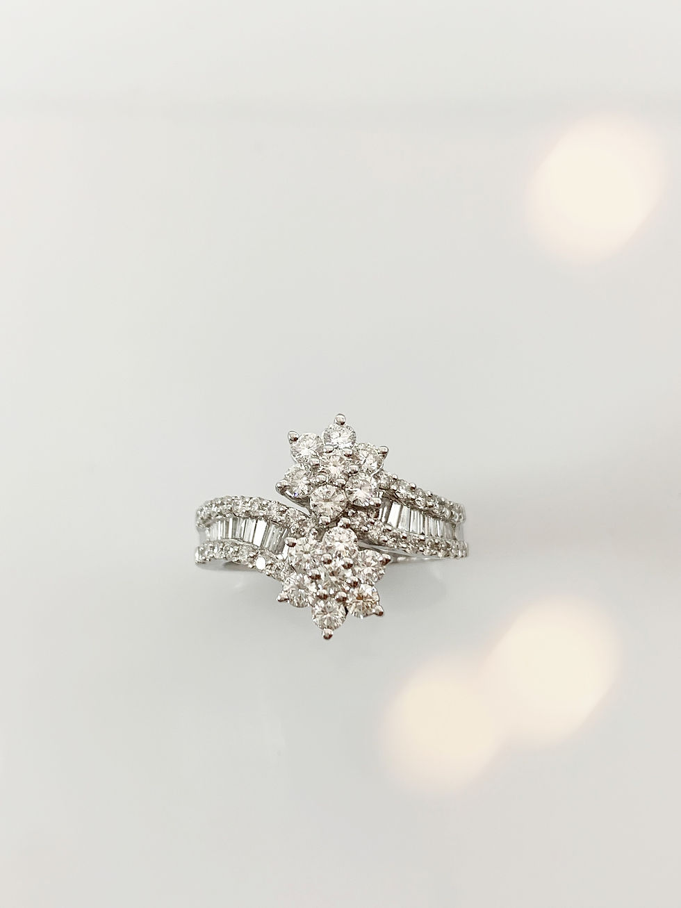 flower diamond ring