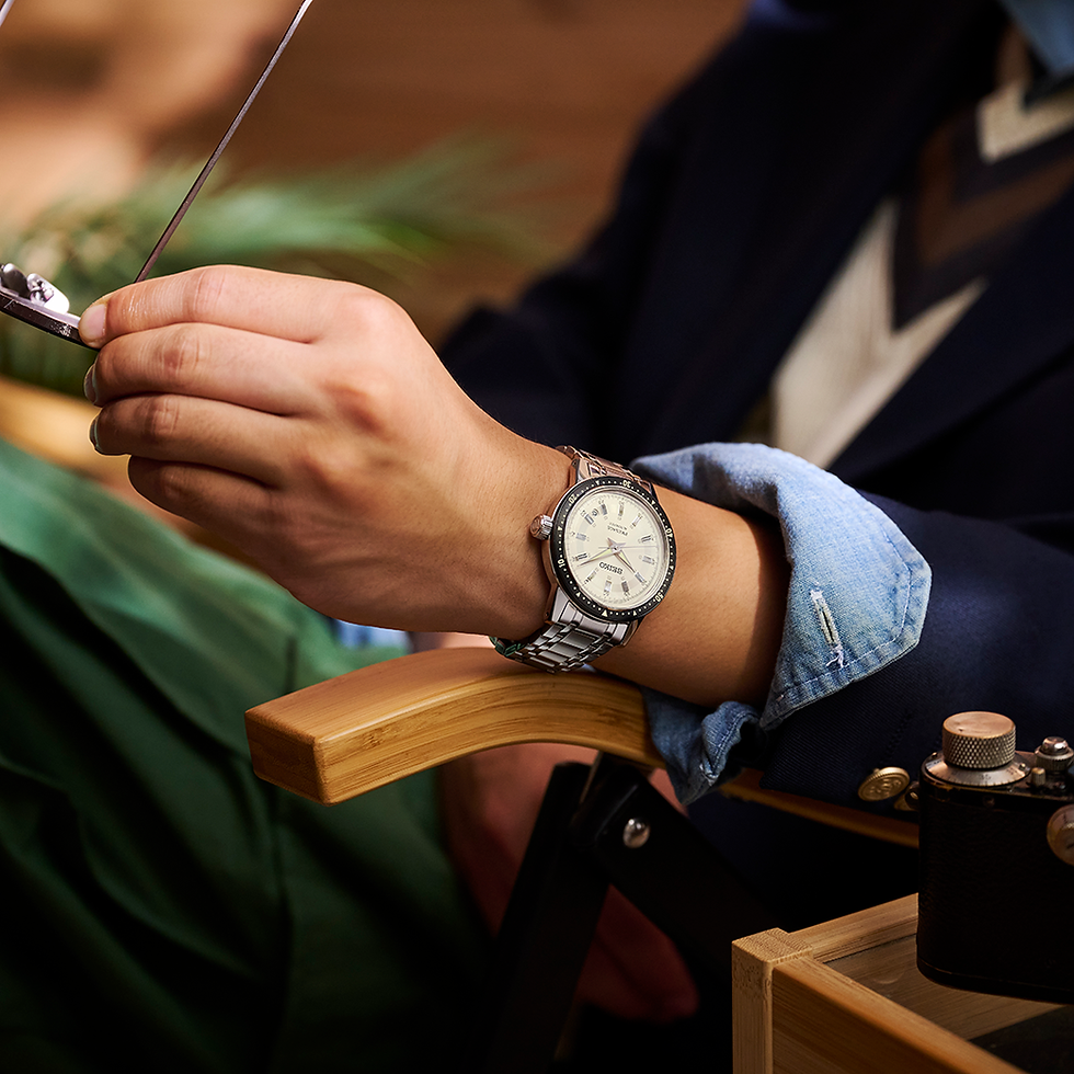 Thumbnail: Seiko Presage Crown Chrono Inspired SRPK61
