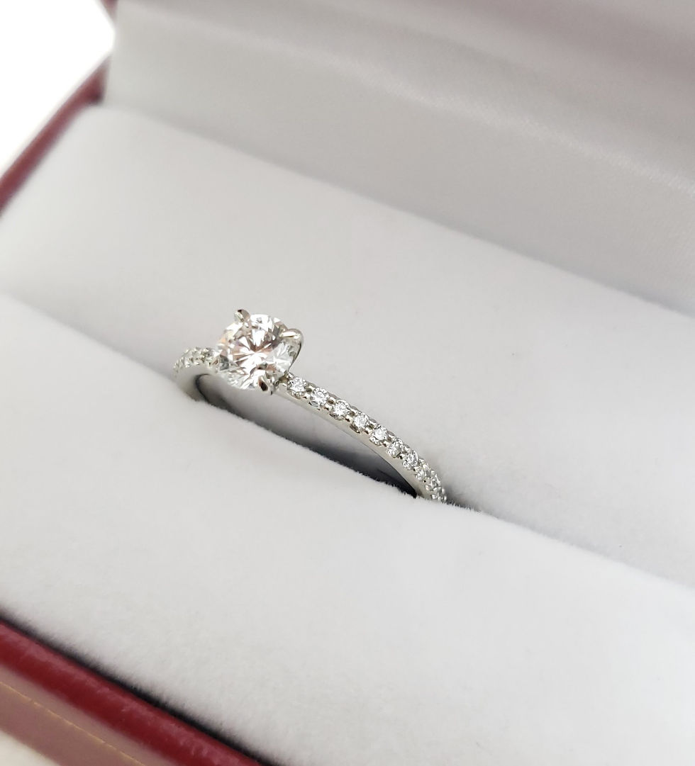 Thumbnail: 14kt Diamond Ring 0.69ct tdw