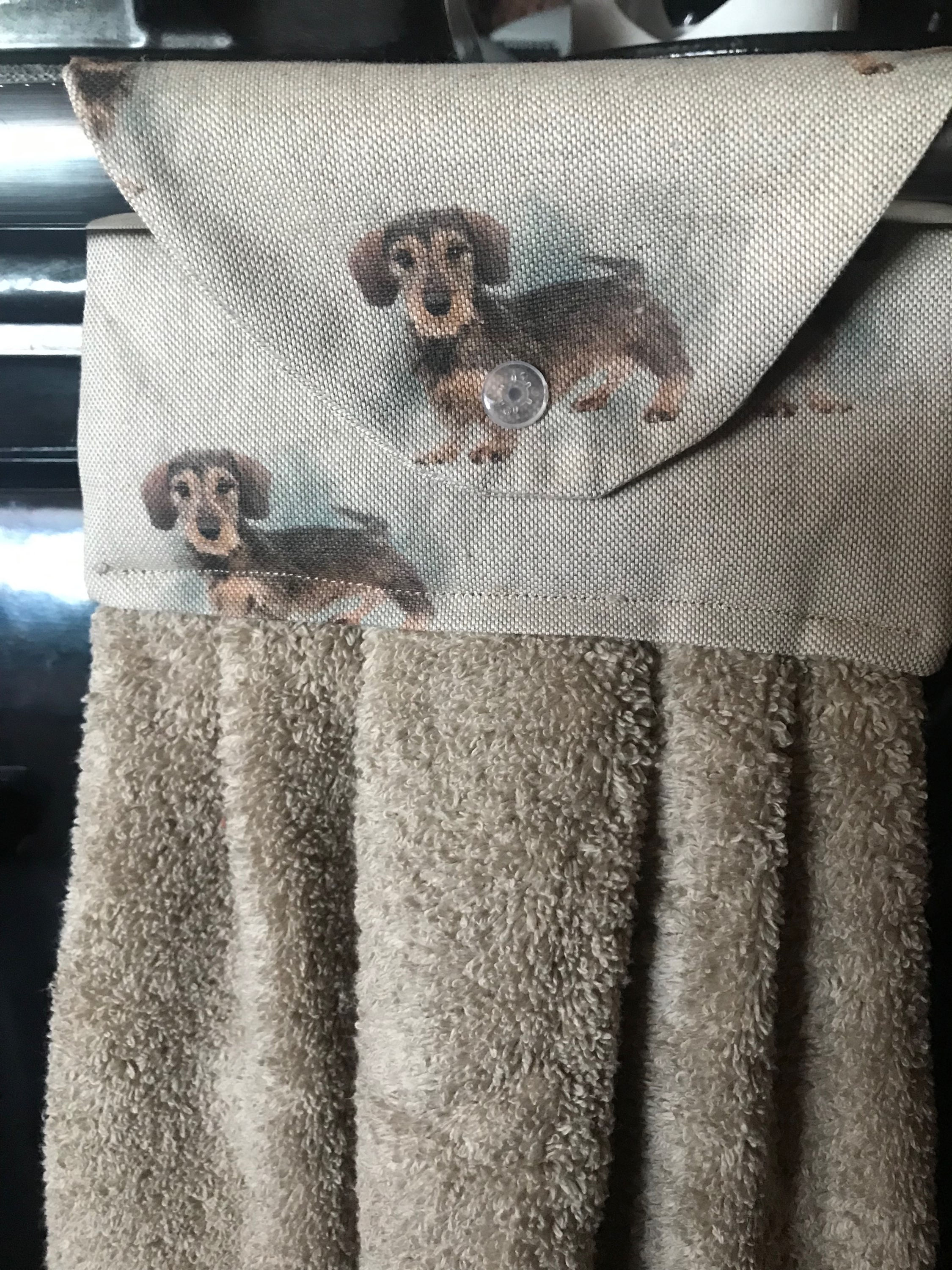 Dachsund Aga / kitchen towel