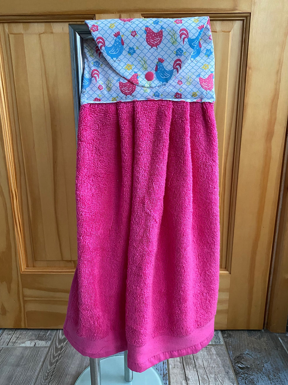 Colourful Chickens - Dish/Hand Towel