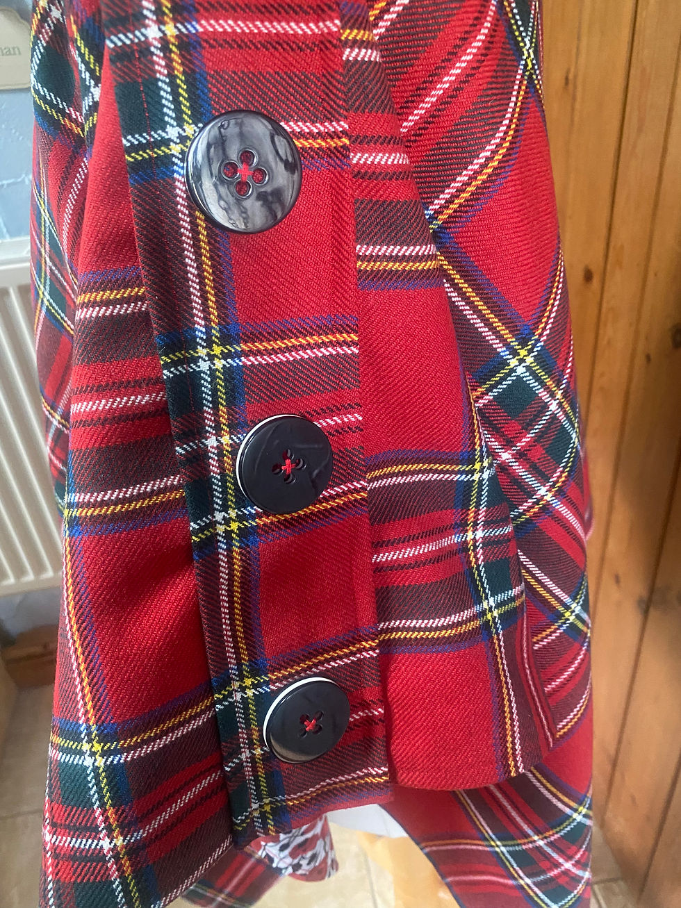 Thumbnail: 100% British wool poncho